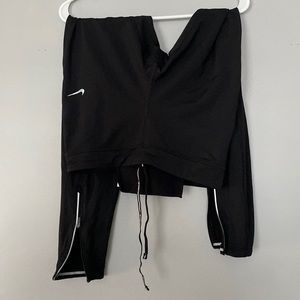 Nike Dri-Fit Insulated Running Leggings with zippers Medium